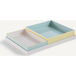 Σετ 3 λακαρισμένων δίσκων Μ30xΠ45xΥ7cm