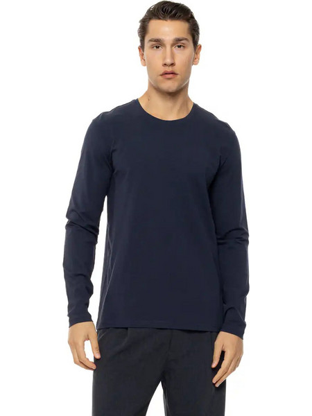 Smart Ανδρική μακρυμάνικη basic μπλούζα 54-206-002 NAVY