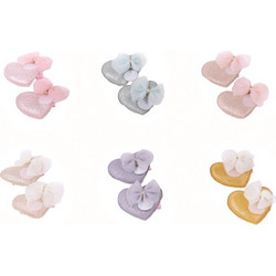 Ro-accessories Παιδικό κλιπ καρδιά σετ 2 τμχ - FM096