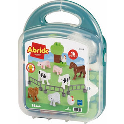 Ecoiffier Abrick Βαλιτσάκι Με Ζωάκια 16Τμχ (3329)