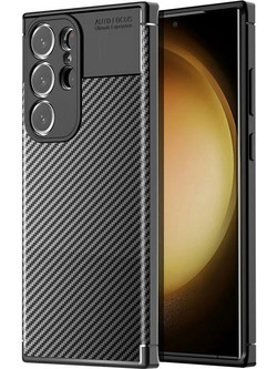 Business Carbon Back Cover Σιλικόνης Μαύρο (Galaxy S26)
