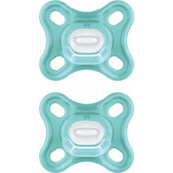 Mam Comfort Ανατομικές Ορθοδοντικές Πιπίλες Σιλικόνης 0-2m Βεραμάν 2τμχ