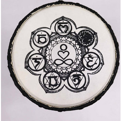 Handmade Wide Top Djembe Drum - 30cm