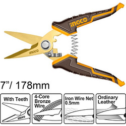 Ψαλίδι πολλαπλών χρήσεων 180mm INGCO HES0187 138795