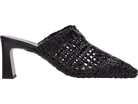 HISPANITAS ΓΥΝΑΙΚΕΙΟ ΔΕΡΜΑΤΙΝΟ MULE ΜΕ ΤΑΚΟΥΝΙ AMAPOLS-V26 HV264789, ΜΑΥΡΟ, Γυναίκα