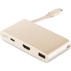 MOSHI USB-C MULTIPORT ADAPTER GOLD