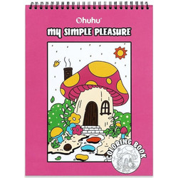 Ohuhu Bleedproof Coloring Book My Simple Pleasure