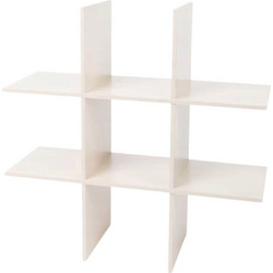 Ραφιέρα Τοίχου με διαστάσεις 55x20x55cm - Beige