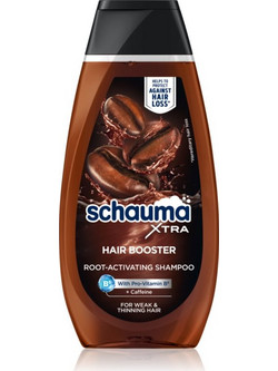 Schwarzkopf Schauma Hair Booster σαμπουάν καφεϊνης για αδύναμα μαλλιά που είναι επιρρεπή σε τριχόπτωση 350 ml