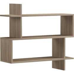 Ραφιέρα τοίχου Paralel pakoworld sonoma 70x22x65,5εκ