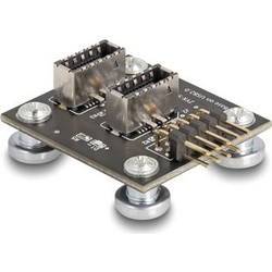 DELOCK DELOCK αντάπτορας USB 2.0 Pin σε 2x USB Type-E Key A 67176 με USB pin καλώδιο