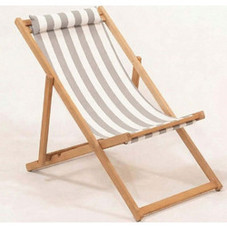 Σεζλόνγκ Myn 644MYD1185 59x44x90cm White-Grey