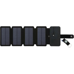 Αναδιπλούμενο Ηλιακό Πάνελ Φόρτισης 8W Με USB 5V 2.1A Και 4 Πάνελ