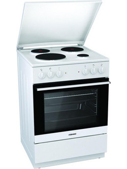 Eskimo ES 5060 W Κουζίνα Ηλεκτρική 65lt με Εμαγιέ Εστίες 60cm