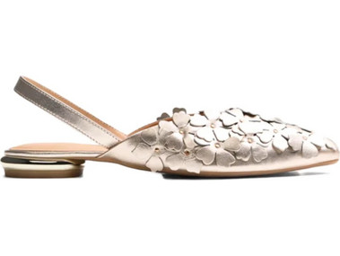 GIOSEPPO FLOWER LEATHER SLINGBACK KINNA ΜΠΑΛΑΡΙΝΕΣ ΣΑΝΔΑΛΙΑ-78179-P-PLATINUM