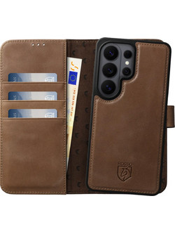 Rosso Elite Δερμάτινη Θήκη Πορτοφόλι με MagSafe Brown (Samsung Galaxy S26 Ultra)