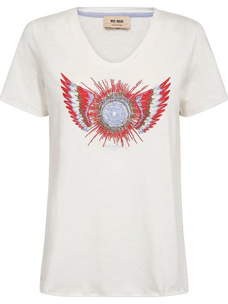 ROMI GETHI STRASS O NECK T-SHIRT WOMEN MOS MOSH