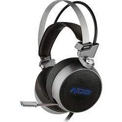 NOD Jarhead Gaming Headset Over Ear Black Silver