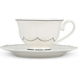 Salt&Pepper 856236 Σετ 2 Φλιτζάνια & Πιατάκια Odette 190ml - New Bone China