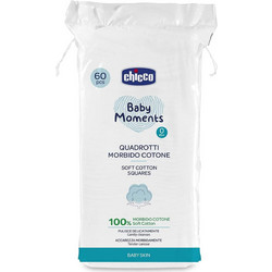 Chicco Μαντηλάκια Baby Moments Βαμβάκι 60τμχ