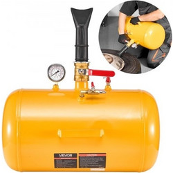 VEVOR Φουσκωτής Στεφάνης Ελαστικού, 10 Gal (37,9 L) Εργαλείο Βαρέως Τύπου για Στεφάνες Ελαστικών, Πίεση Λειτουργίας 87-116 PSI, Φουσκωτής με Αεροπυροδότηση για ATV, Τρακτέρ, Pickup, Φορτηγό, Jeep, RV,