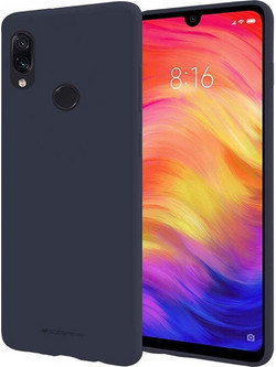 GOOSPERY Xiaomi Redmi 7 Soft Feeling Θήκη Σιλικόνης - Navy Blue
