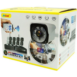 Σετ καταγραφής χώρου με 8 κάμερες FULL HD Andowl Q-S8i
