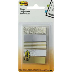 Αυτοκόλλητοι σελιδοδείκτες 11.9x43.2mm Post-it Intex metal 684