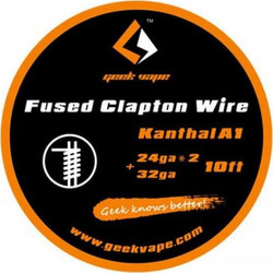 GeekVape Fused Clapton Kanthal A1 24ga*2+32ga 3m