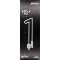 USB 2.0 καλώδιο micro USB Treqa CA-8061 Λευκό, μήκος 1 μέτρο