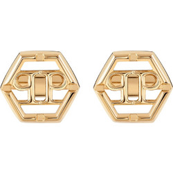 PHILIPP PLEIN Jewels Μανικετόκουμπα από επιχρυσωμένο ανοξείδωτο ατσάλι PJ9AA11CU