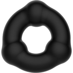 Crazy Bull Super Soft Nodulated Ring Ελαστικό Δαχτυλίδι Πέους Σιλικόνης Μαύρο