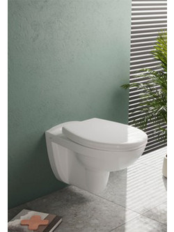 Stewe Home Καπάκι Λεκάνης Οβάλ Πλαστικό Soft Close Λευκό STE-021108-P21108