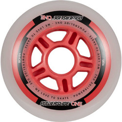 POWERSLIDE PS One 90χιλ./82Α Ροδάκια με Ρουλεμάν + Spacer - Κόκκινο 19.905304