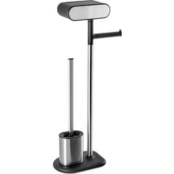 Σταντ Χαρτί Υγείας & Πιγκάλ 02071980 Chrome Stainless Steel AWD (31x15.3x74.3cm) 1Τεμ