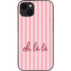 Sonique Stripe Stories Series Θήκη με Σχέδιο «Oh La La» Pink (iPhone 14 Plus)