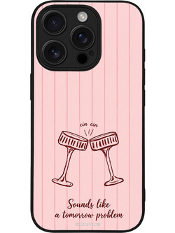 Sonique Stripe Stories Series Θήκη με Σχέδιο «Cin Cin» (iPhone 16 Pro)