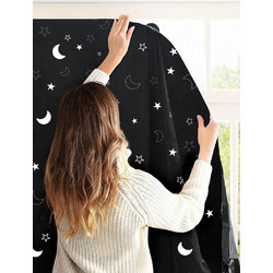 LUVION Κουρτίνα Σκίασης Moon & Stars