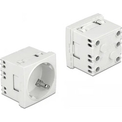 DELOCK module πρίζας ρεύματος Easy 45 81324, 45 45x45mm, 10τμχ