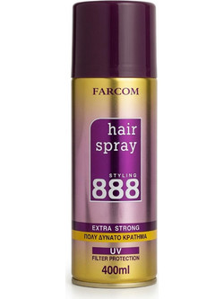 Farcom Styling 888 Λακ Μαλλιών για Φριζάρισμα Πολύ Δυνατό Κράτημα 400ml