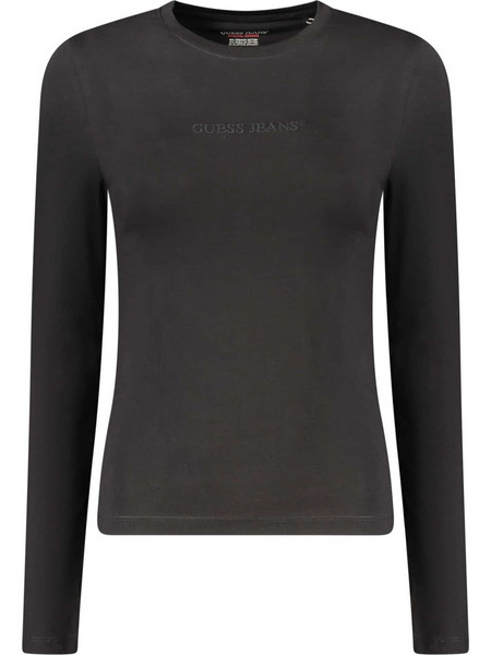 GUESS JEANS LONG SLEEVE T-SHIRT WOMEN BLACK Μαύρο