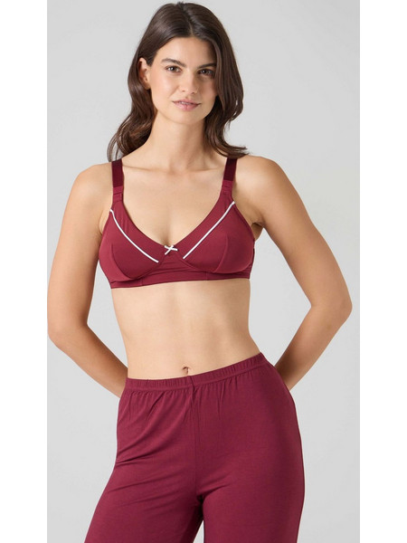Γυναικείο Σουτιέν Θηλασμού Μπορντώ Cosy Chic