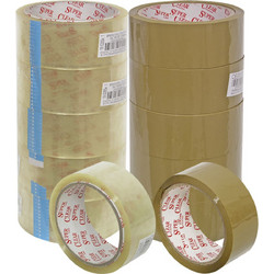 Ταινία Συσκευασίας 38mm Καφέ-Διάφανη 38mm x 66m JustNote 3975 - 6 ΤΕΜ 19-55