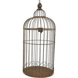 Κλουβί μεταλλικό rusty Φ29Η67cm