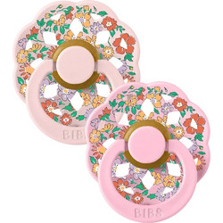 BIBS x Liberty Boheme Πιπίλες Καουτσούκ 6-18m Oscar Meadow Blossom 2τμχ