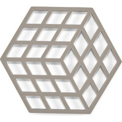 Βάση Θερμών Σκευών Cube 38797 16x14x0,9cm Taupe Zone Denmark Σιλικόνη