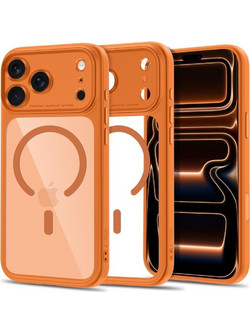 Tech-Protect MagPeak MagSafe CC Case Cosmic Orange (iPhone 18 Pro / 17 Pro)