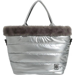 Bag to Bag Γυναικεία Τσάντα Χειρός Ασημί F2618-2