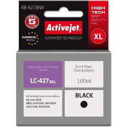 Activejet Brother Printer Ink cartridge, Replacement For Brother LC-427BXL Supreme 109 ml Black - (AB-427BNX)