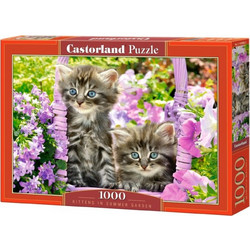 Puzzle Castorland Kittens In Summer Garden 1000 Κομμάτια